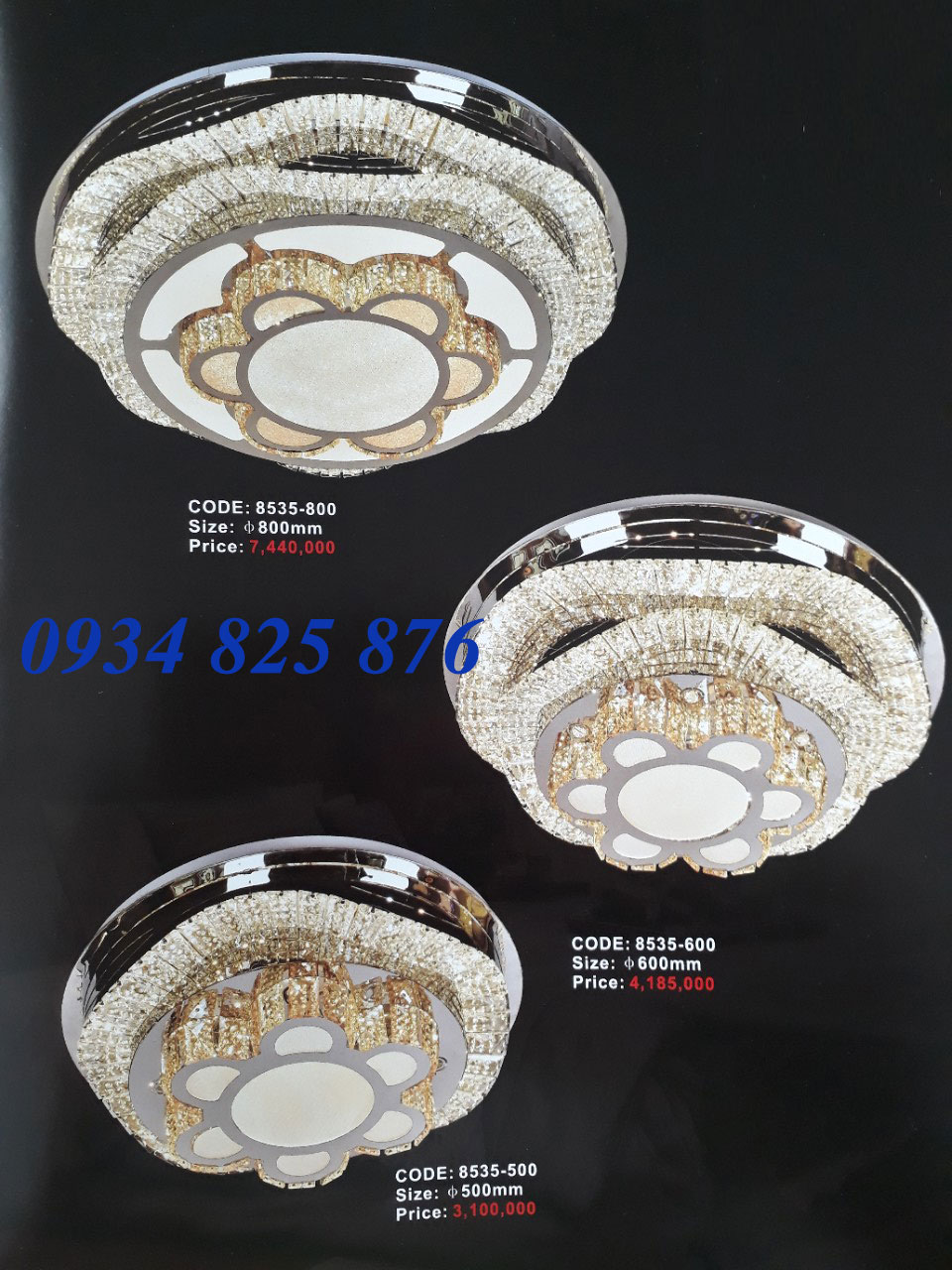 Đèn Mâm Pha Lê Led-TL8535